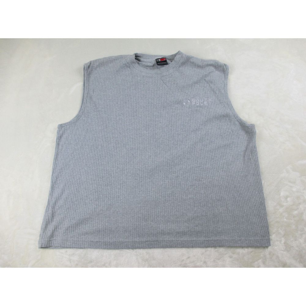 Southpole Shirt Mens Large Gray Sleeveless Tank Top Y2K‎ Casual*